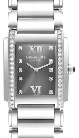 Patek Philippe Twenty~4 4910 25mm Stainless steel Gray