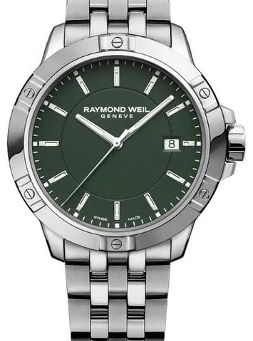 Raymond Weil Tango 41mm Stainless steel Green