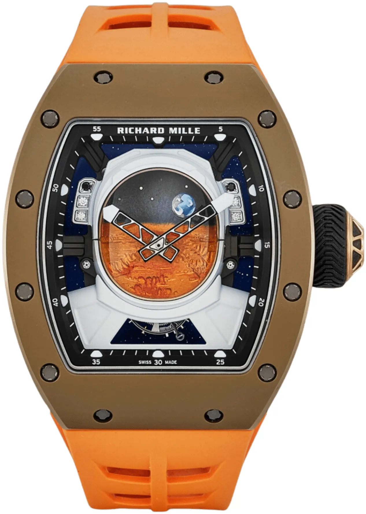 Richard Mille RM 52-05 RM52-05 42mm Ceramic Black and Orange