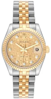 Rolex Datejust 31 178273-0013 Yellow gold and Stainless steel Champagne