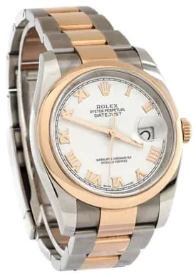 Rolex Datejust 36 116201 36mm Rose gold White 1