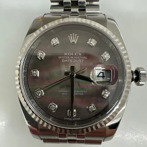 Rolex Datejust 36 116234 36mm White gold Mother-of-pearl 4