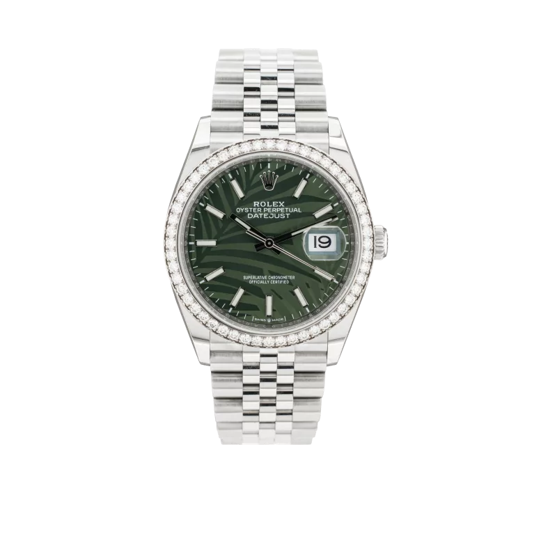 Rolex Datejust 36 126284RBR 36mm Stainless steel Green