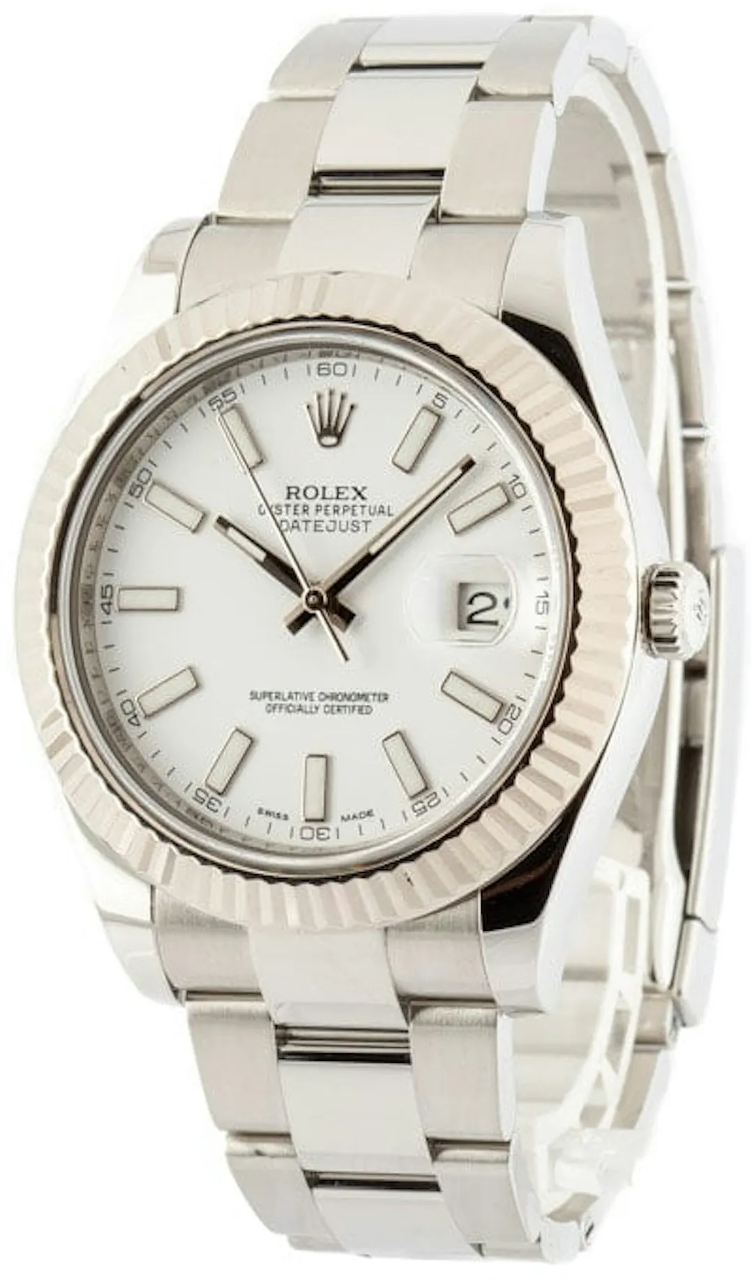 Rolex Datejust II 116334 41mm Stainless steel White 2