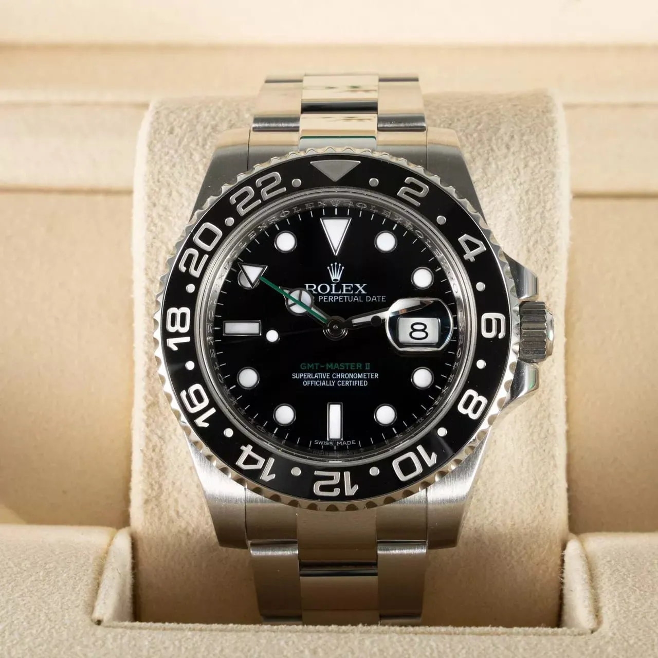 Rolex GMT-Master II 116710LN-0001 40mm Stainless steel Black