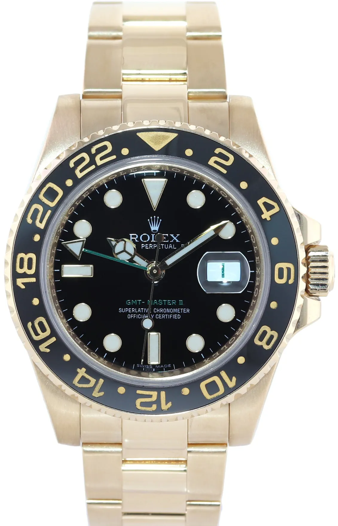 Rolex GMT-Master II 116718 40mm Yellow gold Black 1