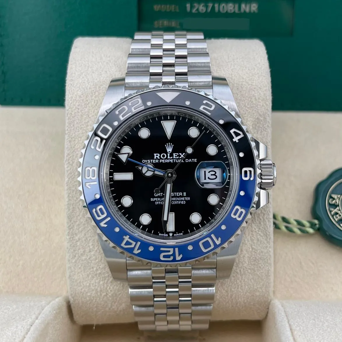 Rolex GMT-Master II 126710BLNR-0002 40mm Oystersteel Black