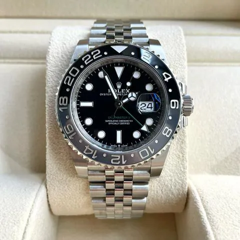 Rolex GMT-Master II 126710GRNR 40mm Stainless steel Black