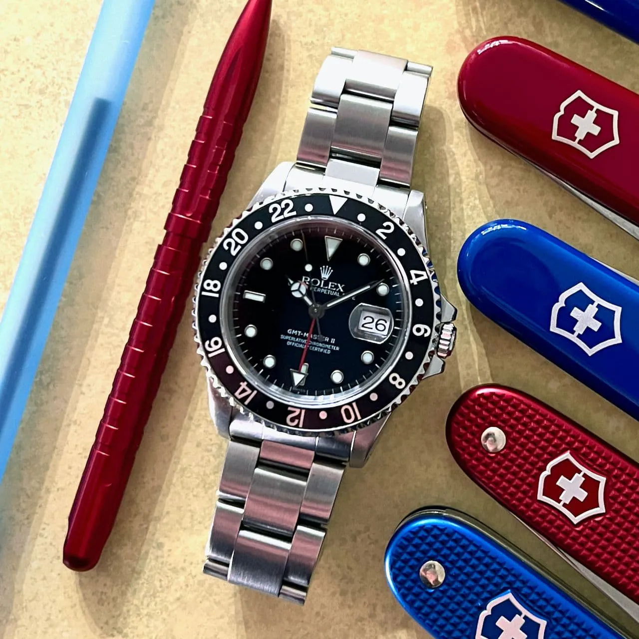 Rolex GMT-Master II 16710 40mm Stainless steel Black