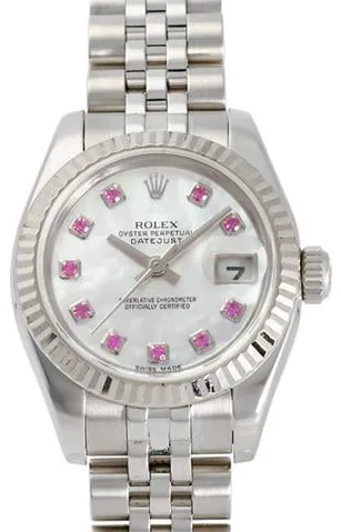 Rolex Lady-Datejust 179174NGR 26mm Yellow gold and Stainless steel Mother-of-pearl