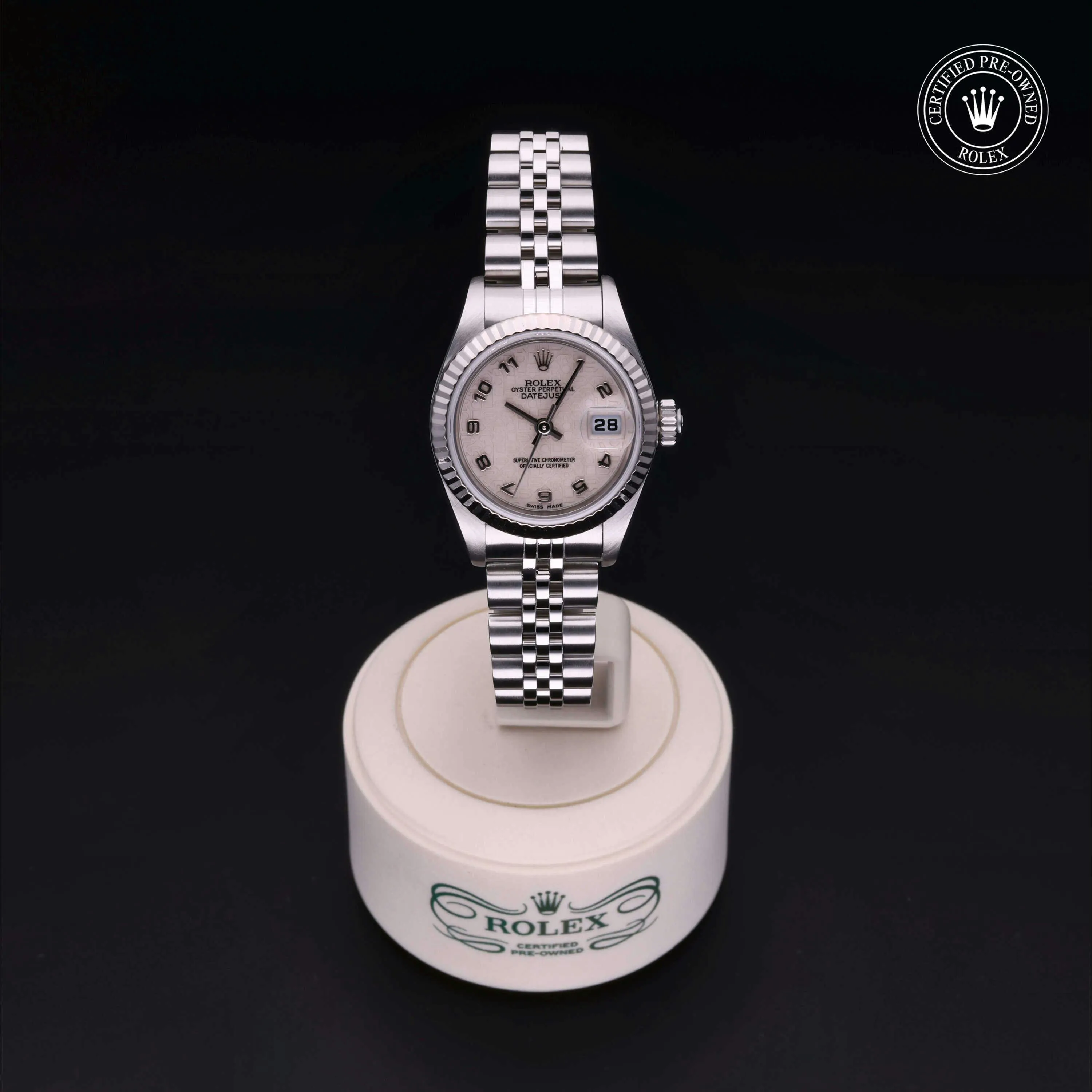 Rolex Lady-Datejust 79174 26mm Stainless steel Ivory 1