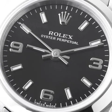 Rolex Oyster Perpetual 76080 23.5mm Stainless steel Black 5