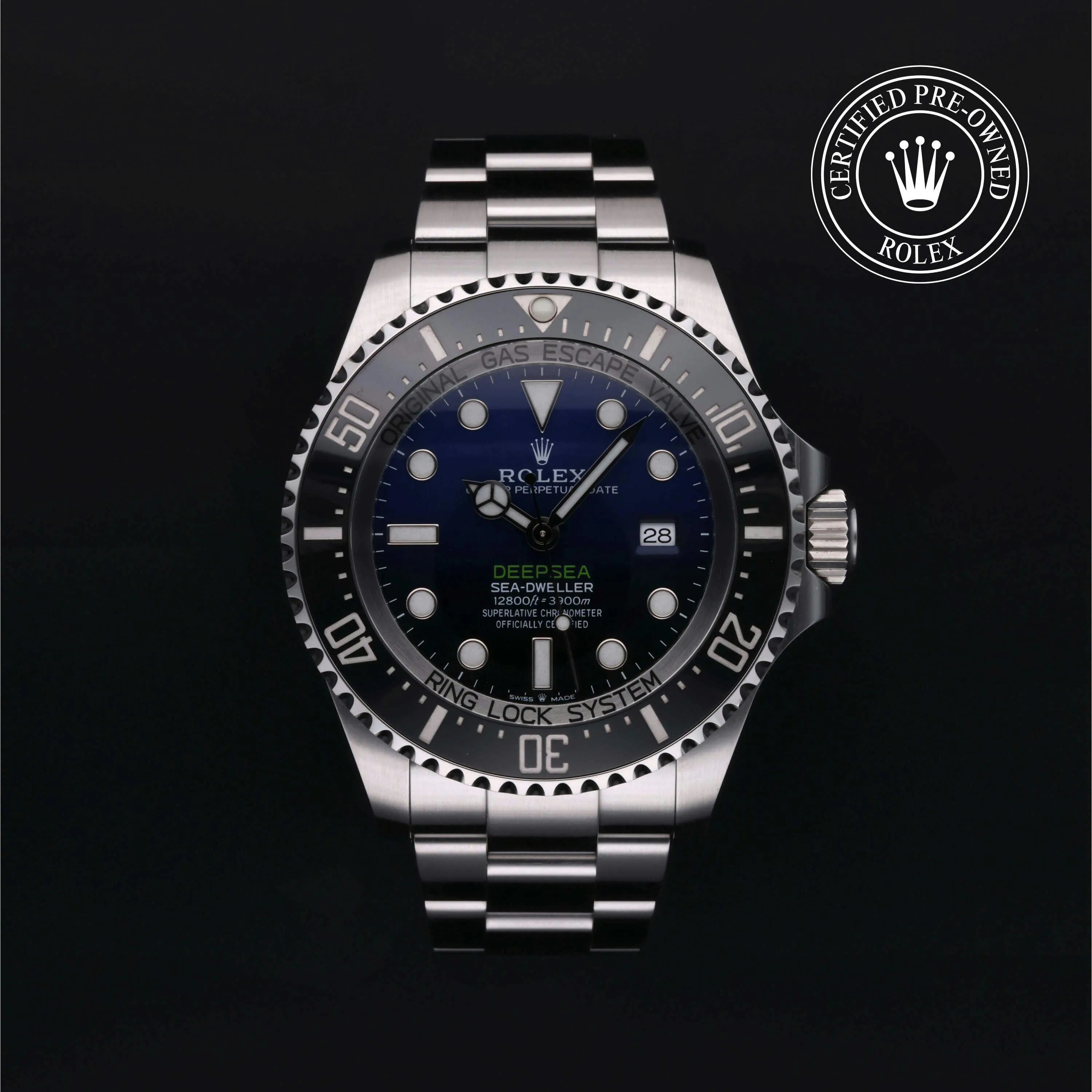 Rolex Sea-Dweller Deepsea 126660-0002 44mm Stainless steel Black, Blue