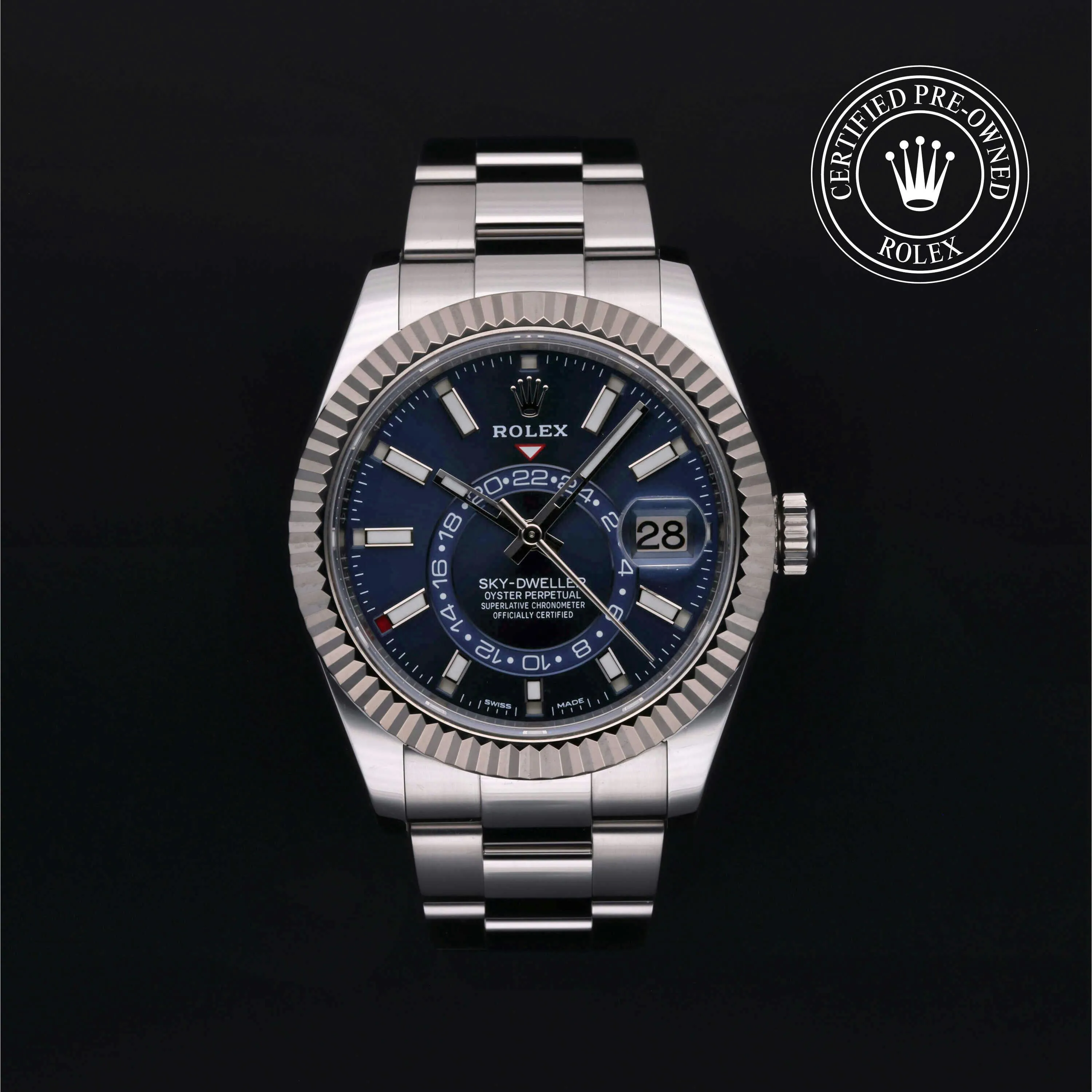 Rolex Sky-Dweller 326934-0003 42mm Stainless steel Blue