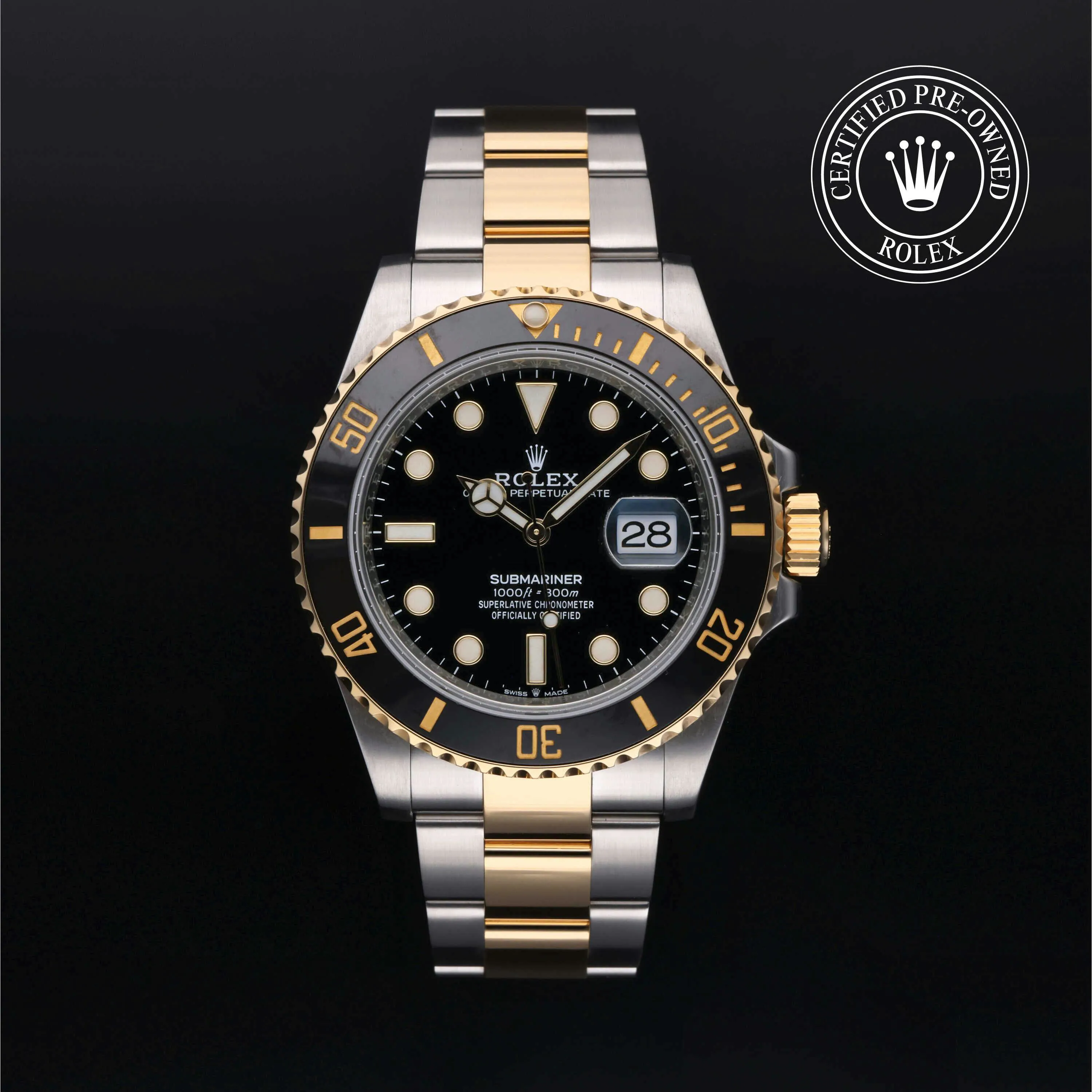 Rolex Submariner 126613LN-0002 41mm Yellow gold and Oystersteel Black