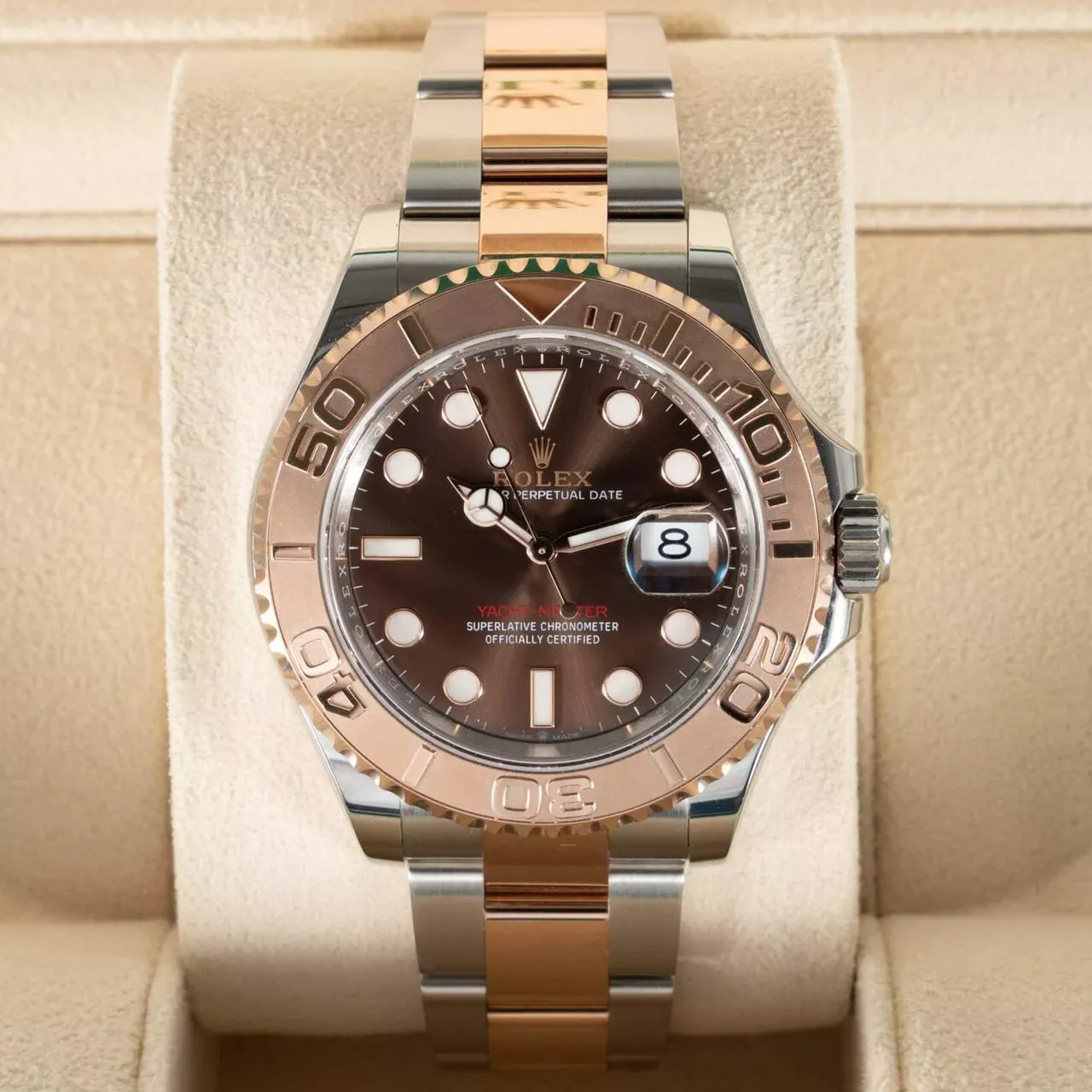 Rolex Yacht-Master 126621-0001 40mm Oystersteel and Everose gold Brown