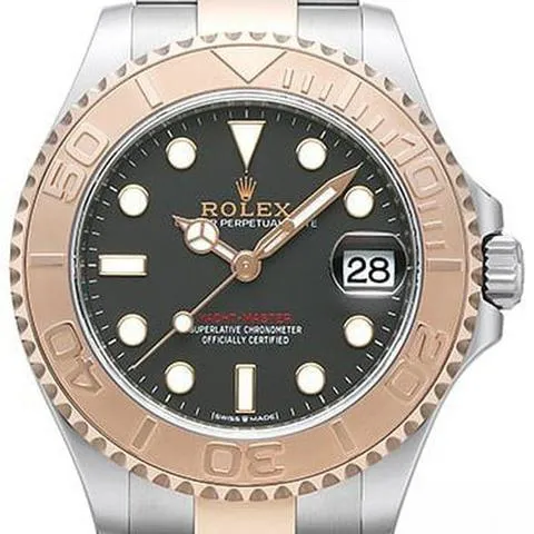 Rolex Yacht-Master 37 268621 37mm Yellow gold and Stainless steel Black