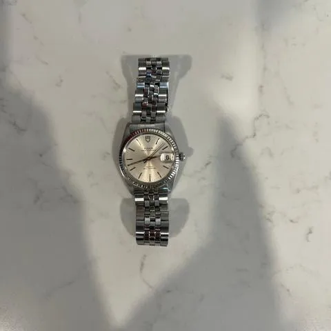 Tudor Prince Oysterdate 75204 34mm White gold Silver