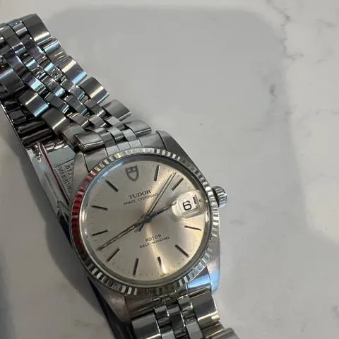 Tudor Prince Oysterdate 75204 34mm White gold Silver 2