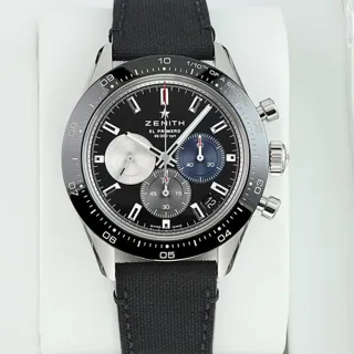 Zenith Chronomaster Sport 03.3100.3600/21.C822 Stainless steel Black