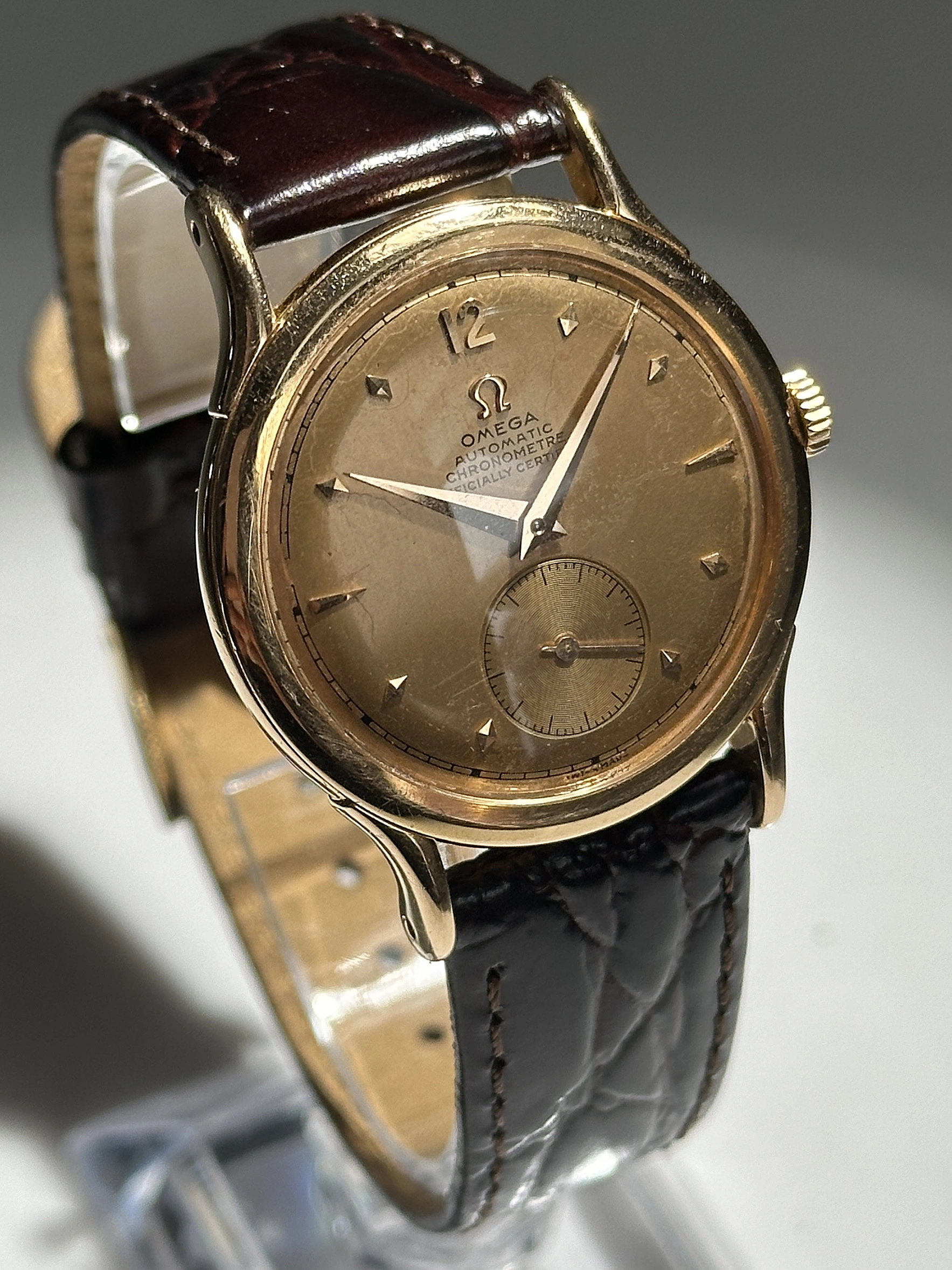 Omega Chronomètre 33mm 18ct Gold Rose