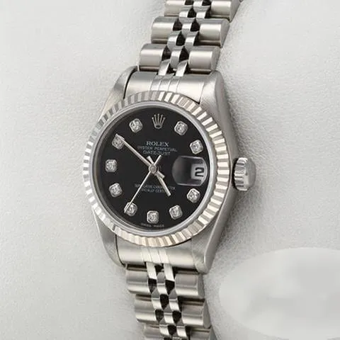 Rolex Lady-Datejust 79174 26mm Yellow gold and Stainless steel Black 1