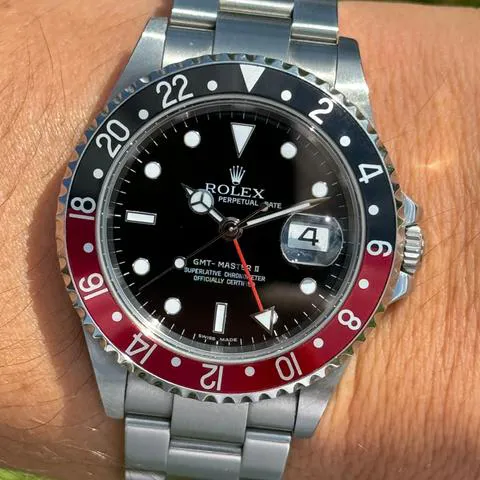 Rolex GMT-Master II 16710 40mm Stainless steel Black