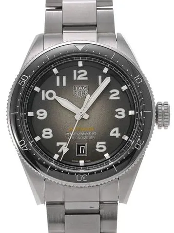 TAG Heuer Autavia WBE5114.EB0173 42mm Stainless steel Black