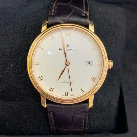 Blancpain Villeret Ultra-Slim 6223-3642-55b 38mm Rose gold Silver