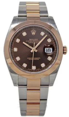 Rolex Datejust 41 126301 41mm Stainless steel Brown 1