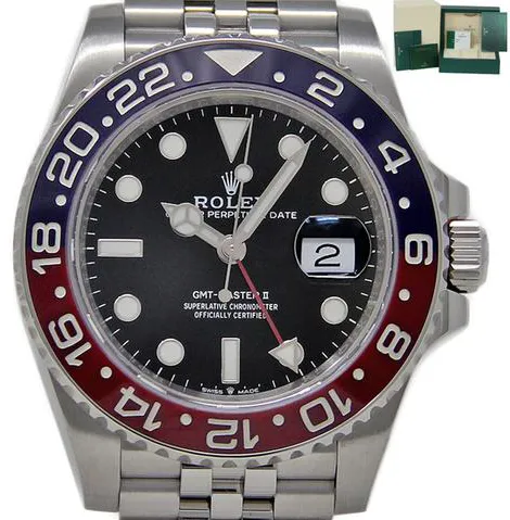 Rolex GMT-Master II 126710 40mm Stainless steel Black