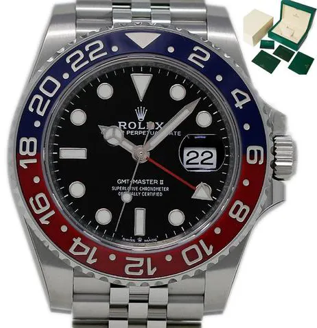 Rolex GMT-Master II 126710 40mm Stainless steel Black