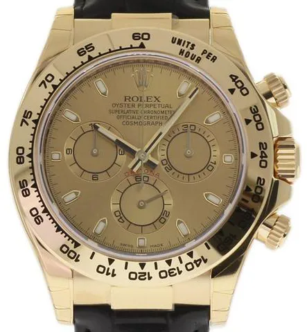 Rolex Daytona 116518 40mm Yellow gold Champagne