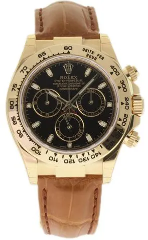 Rolex Daytona 116518 40mm Yellow gold Black 1