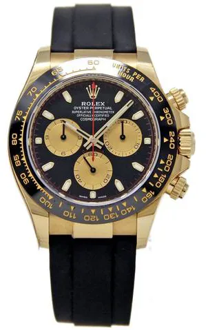 Rolex Daytona 116518 40mm Yellow gold Black 1