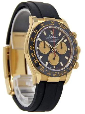 Rolex Daytona 116518 40mm Yellow gold Black 2