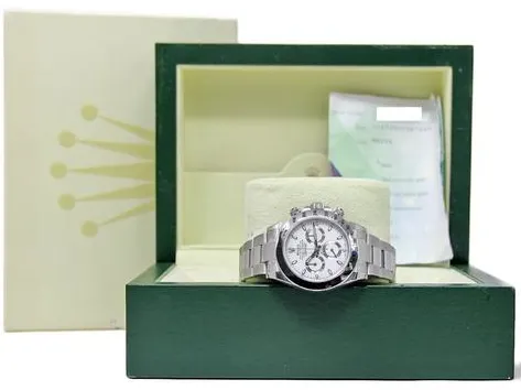 Rolex Daytona 116520 W 40mm Stainless steel White 5