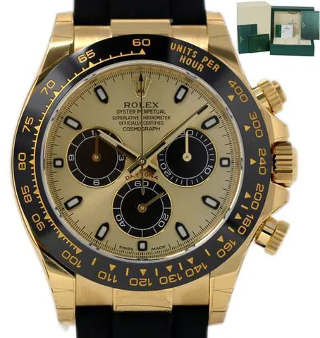 Rolex Daytona 116518 40mm Yellow gold Champagne