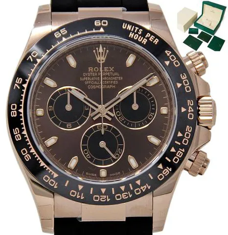 Rolex Daytona 116515 40mm Rose gold Brown