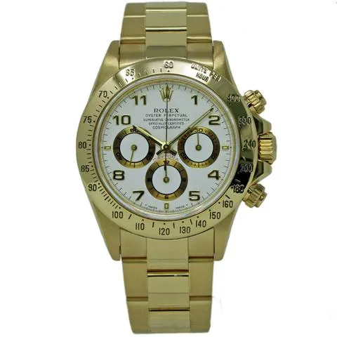 Rolex Daytona 16528 40mm Yellow gold White 1