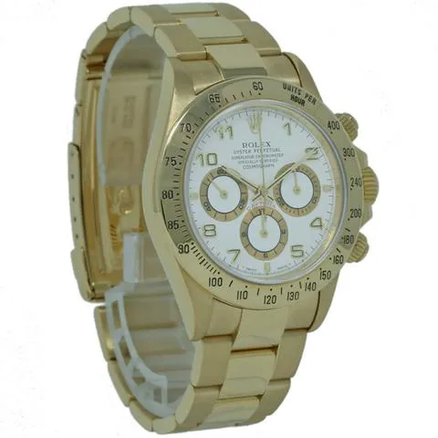 Rolex Daytona 16528 40mm Yellow gold White 4