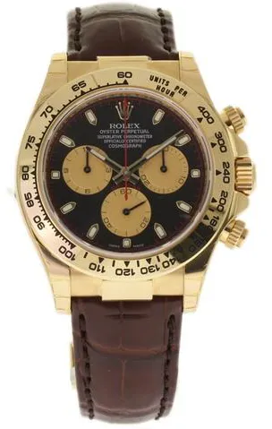 Rolex Daytona 116518 40mm Yellow gold Black 1