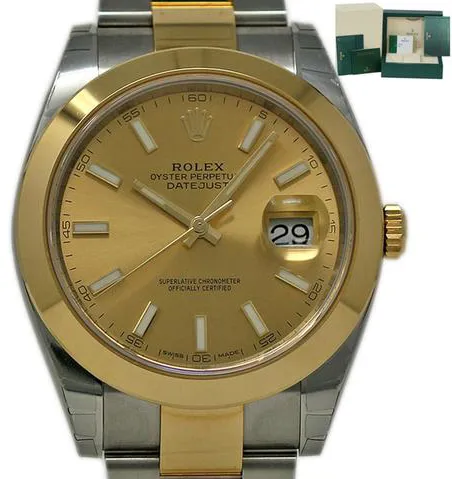 Rolex Datejust 41 126303 41mm Stainless steel Champagne