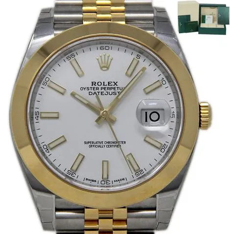 Rolex Datejust 41 126303 41mm Stainless steel White