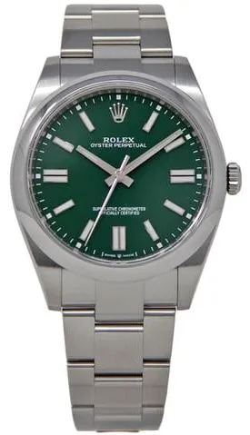 Rolex Oyster Perpetual 41 124300 41mm Stainless steel Green 1