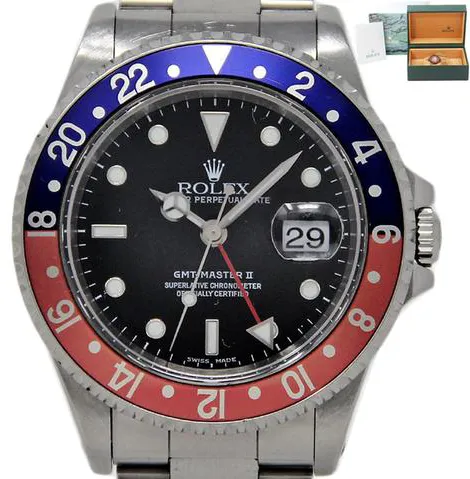 Rolex GMT-Master II 16710 40mm Stainless steel Black