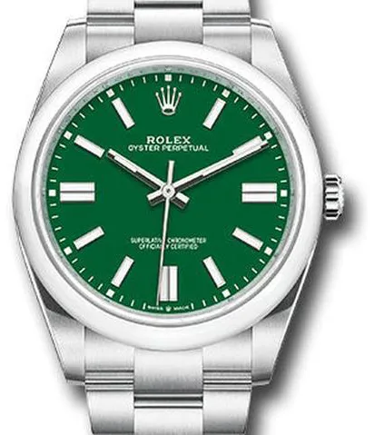 Rolex Oyster Perpetual 41 124300 41mm Stainless steel Green