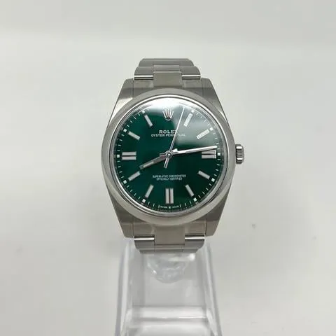 Rolex Oyster Perpetual 41 124300 41mm Stainless steel Green 2