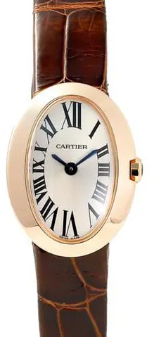 Cartier Mini Baignoire W8000017 25mm Rose gold Silver