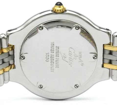 Cartier 21 Must de Cartier 31mm Yellow gold and Stainless steel Silver 5